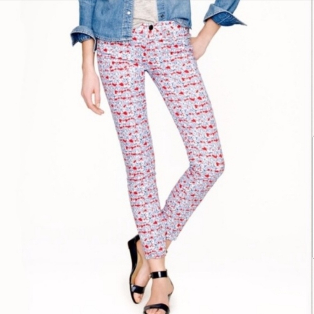 J. Crew Liberty Arts Toothpick jean size 29